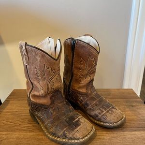 Old West toddler/little kids cowboy boots size 9